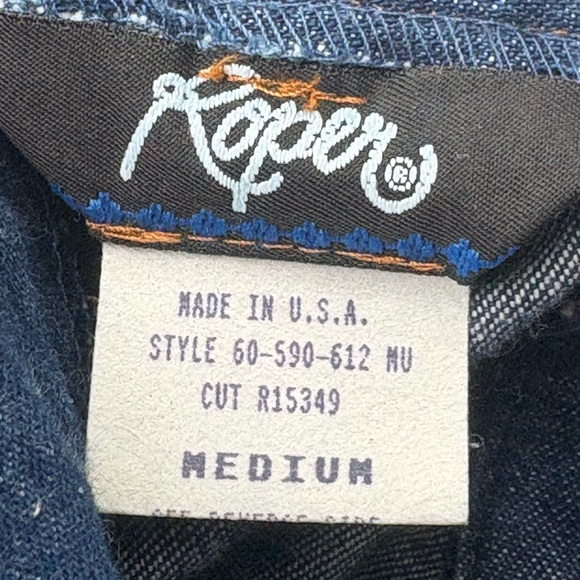 Vintage Roper Southwestern Patchwork Denim Skirt Made USA Western Boho - Picture 6 of 8